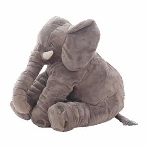 CuddleCloud Elephant Plush Pillow