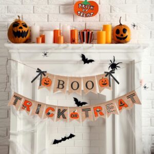Burlap Banner for Halloween Decoration